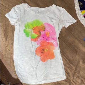 AEO Floral Graphic Tee